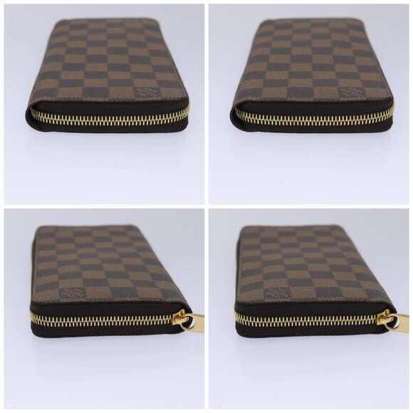 LOUIS VUITTON Damier Ebene Zippy Wallet Long Wallet N41661 LV Auth am6593SV - Picture 16 of 16